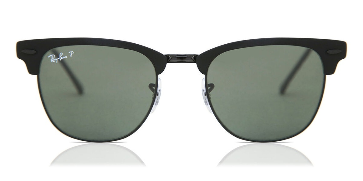 Ray-Ban Sonnenbrillen RB3716 Clubmaster Metal Polarized 186/58