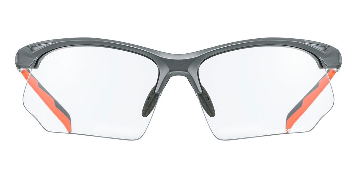 Uvex Sportbrille Sportstyle 802 Variomatic - Grey Mat, Smoke