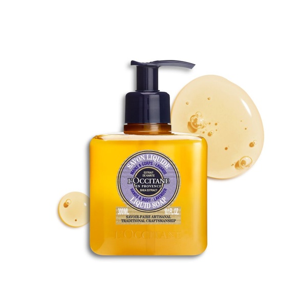 Savon Liquide Mains & Corps Karité Lavande 300ml - L'Occitane en Provence