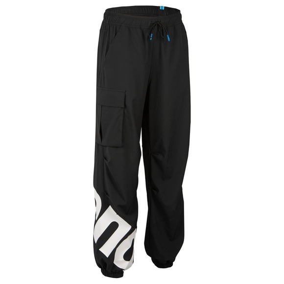 Arena Damen Trainingshosen Arena Damen Trainingshose W Logo Cargo Pant, Schwarz, ideal für Freizeit & Reisen, Schwarz