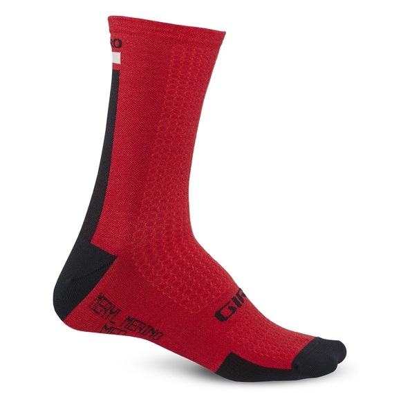 Giro Hrc+ Merino Sock Socken rot