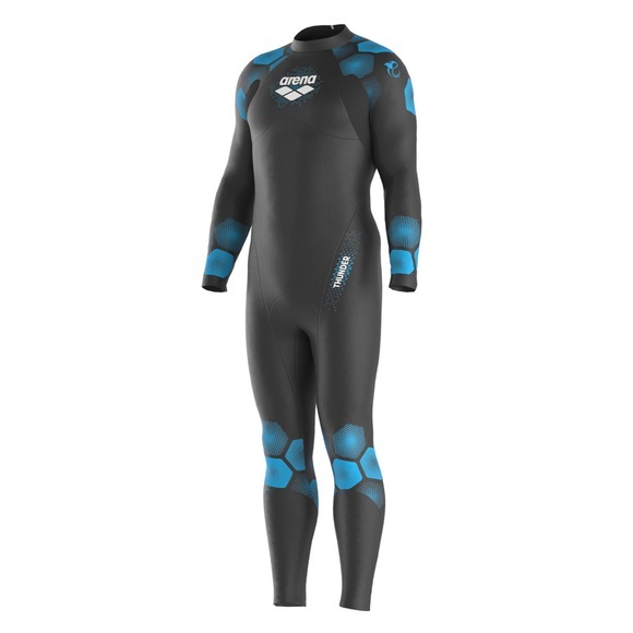 Arena Herren Neoprenanzüge Arena Herren Neoprenanzüge M Thunder Wetsuit, Schwarz, ideal für Triathlon, Schwarz