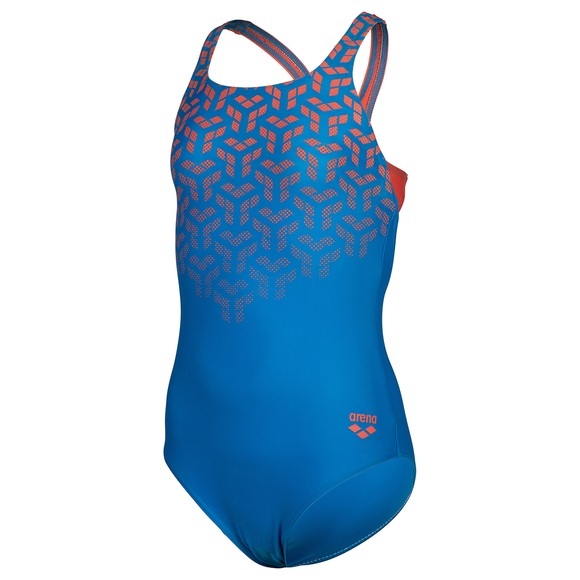 Arena Mädchen Badeanzüge Arena Mädchen Badeanzüge G Kikko V Swimsuit Swim Pro Back, Blau, ideal für Wassersport, Blau
