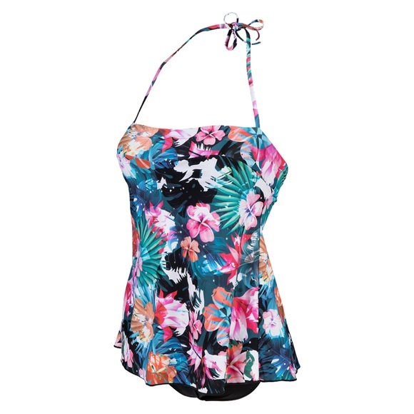 Arena Damen Bikinis Arena Damen Bikinis W Tankini Allover, Mehrfarbig, ideal für Wassersport, Mehrfarbig