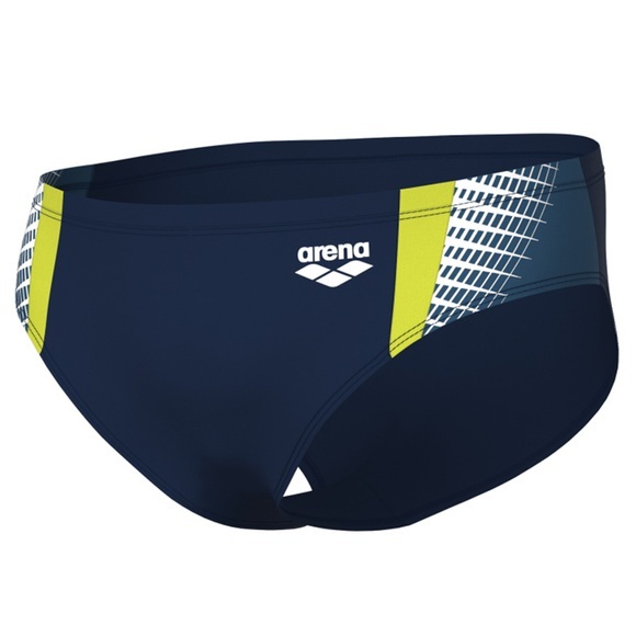 Arena Herren Swim Slips Arena Herren Swim Slips M Threefold Brief R, Blau, ideal für Wassersport, Blau