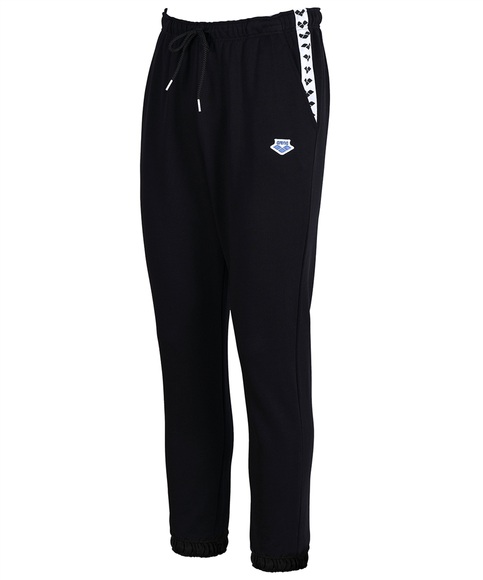 Arena Unisex Trainingshosen Arena Unisex Trainingshose Icons Pant Solid, Schwarz, Regular Fit, ideal für Freizeit & Reisen, Schwarz