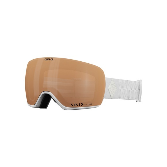 Giro Article II W Vivid Skibrille, Farbe: white bliss;vivid copper S2;+S1, Grösse:one size