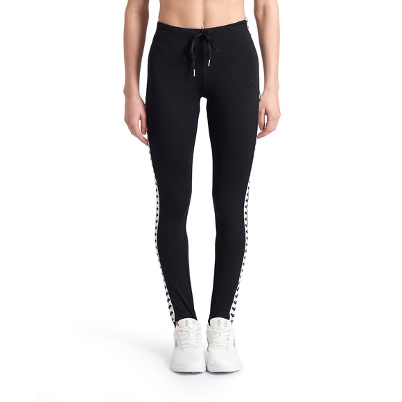Arena Damen Tights Arena Damen Tight W Caroline Team, Schwarz, Slim Fit, ideal für Freizeit & Reisen, Schwarz
