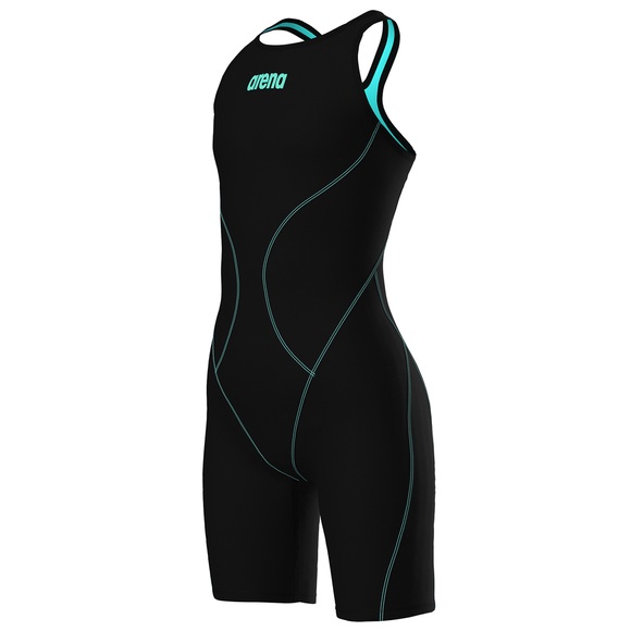 Arena Mädchen Wettkampfanzüge Arena Mädchen Wettkampfanzüge G Powerskin Impulso Ob Jr, Schwarz, ideal für Wassersport, Schwarz