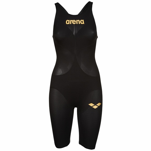 Arena Damen Wettkampfanzüge Arena Damen Wettkampfanzüge W Powerskin Carbon Air2 Ob, Schwarz, ideal für Wassersport, Schwarz