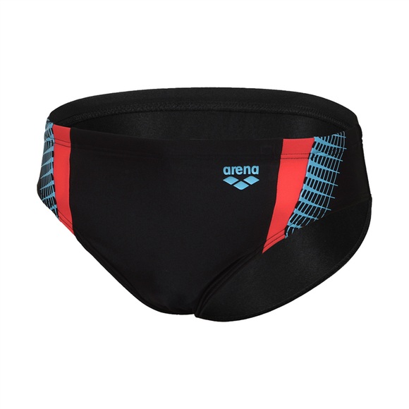 Arena Herren Swim Slips Arena Herren Swim Slips M Threefold Brief R, Schwarz, ideal für Wassersport, Schwarz
