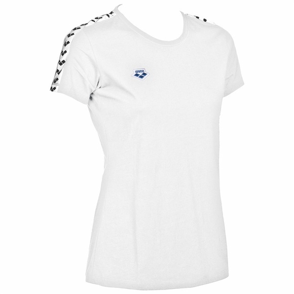 arena Team T-Shirt Damen white-white-black 2019 L Kurzarmshirts