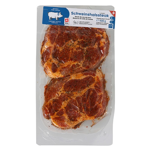 COUNTRY'S Schweinshals-Steak mariniert