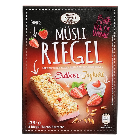 Müesli Riegel, Erdbeere Joghurt