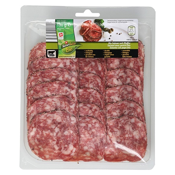 Salami mit Pfeffer