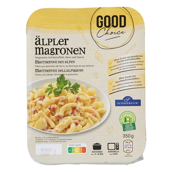 Fertiggericht Älpler Magronen