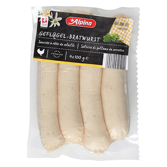 Geflügel-Bratwurst, 4er-Pack