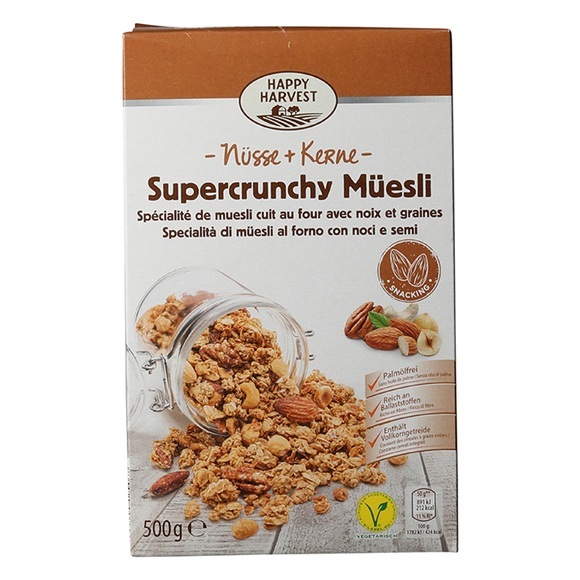 Supercrunchy Müesli, Nüsse + Kerne