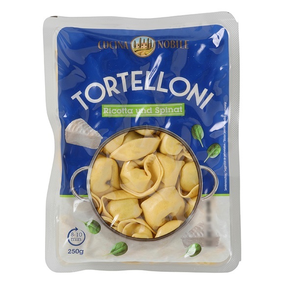 Tortelloni Ricotta und Spinat