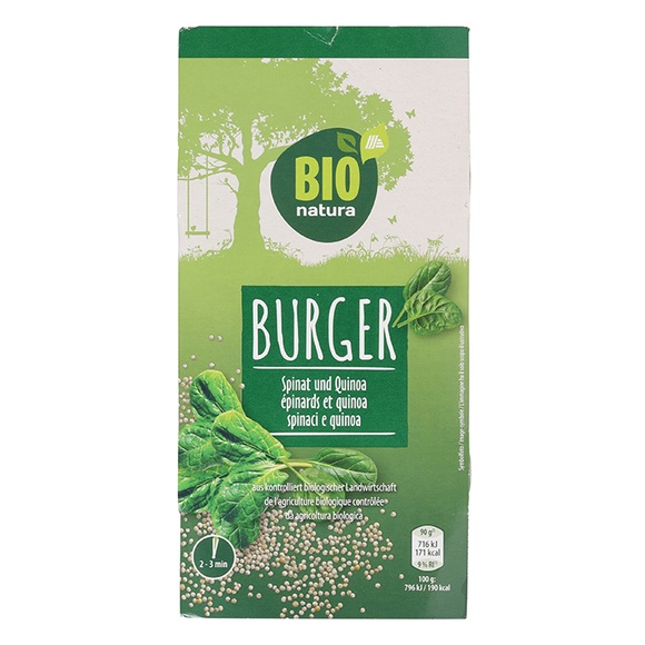 Burger Quinoa-Spinat