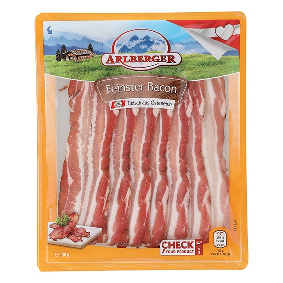 Speck-Variation, feinster Bacon