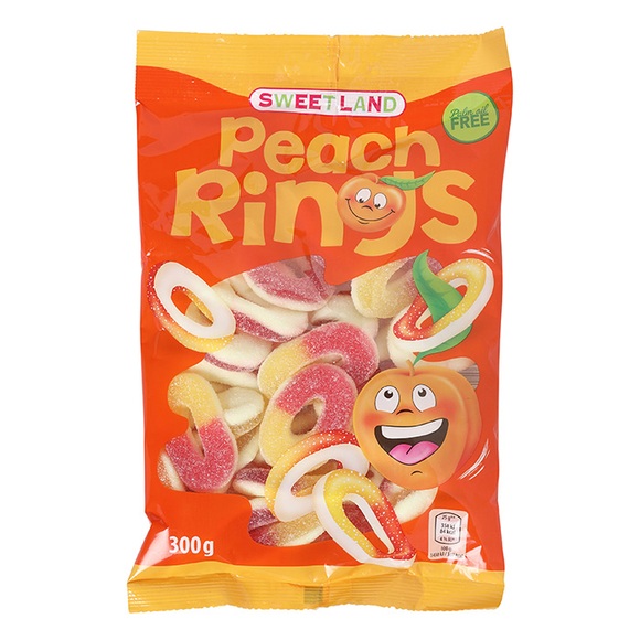 Fruchtgummi Pfirsichringe