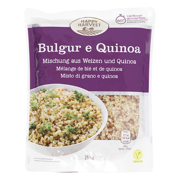 90 Sekunden Getreide, Bulgur & Quinoa