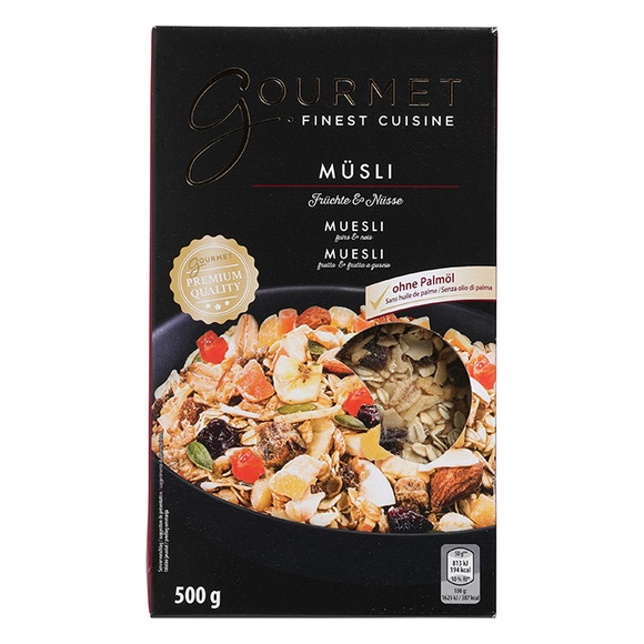 Premium Müesli, Früchte & Nuss