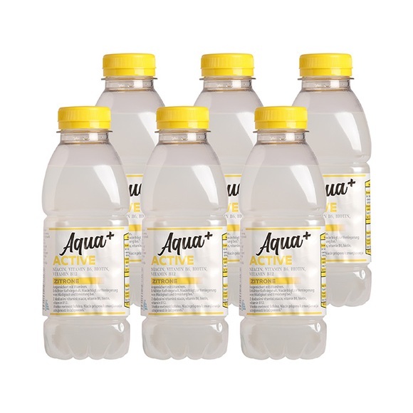 AQUA+ Vitaminwater Zitrone, 6er-Pack