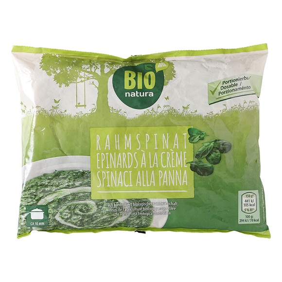 Gemüse, Rahmspinat