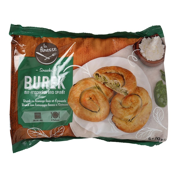 Burek, Spinat & Frischkäse
