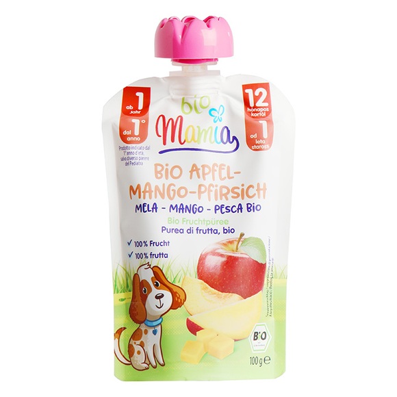 Quetschbeutel, Apfel-Mango-Pfirsich