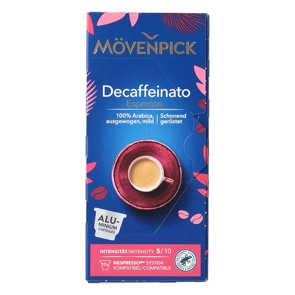 MÖVENPICK Kaffeekapseln 10er-Pack Espresso, Decaffeinato
