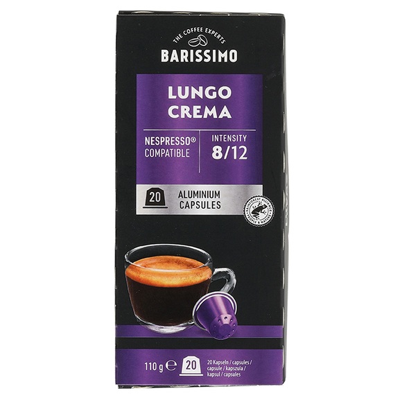 Alu Kaffeekapseln Lungo Crema