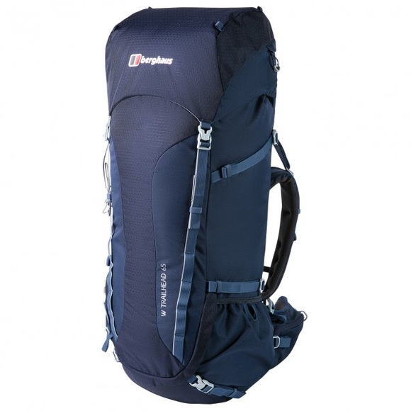 Berghaus - Women´s Trailhead 65 ryggsäck - vandringsryggsäck storlek 65 l blå/svart