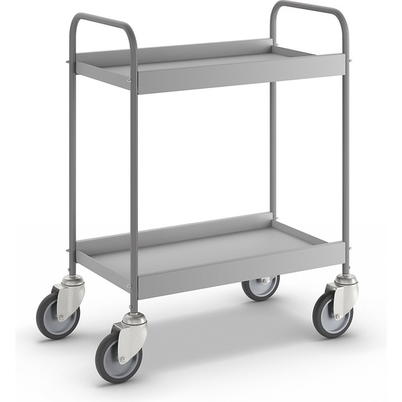 EUROKRAFT Premium-Beistellwagen mit 4 Lenkrollen Rad-Ø 125 mm