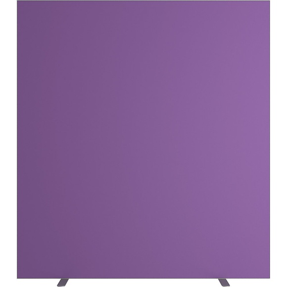 Trennwand easyScreen einfarbig lila, Breite 1600 mm