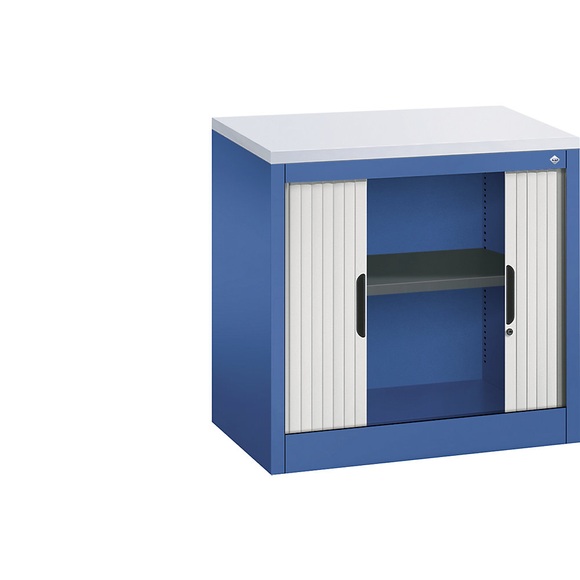 Rollladenschrank mit Horizontal-Jalousie