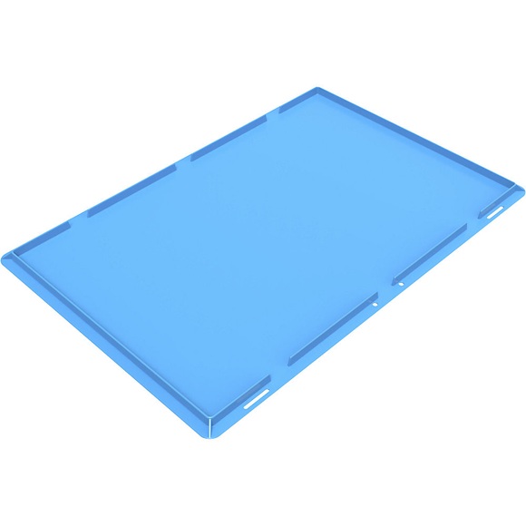 Auflagedeckel für Faltbox, blau