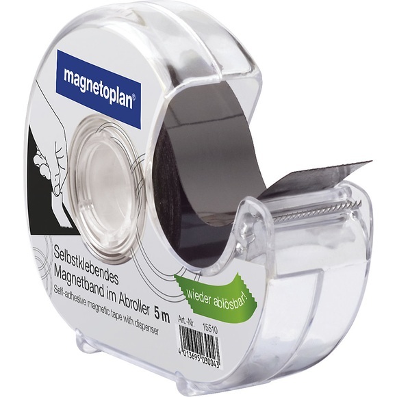 magnetoplan Magnetband im Spender, VE 3 Stk selbstklebend