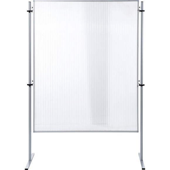 Funktions-Trennwand HxB 1500 x 1200 mm Polycarbonat-Stegplatte, VE 1 Stk