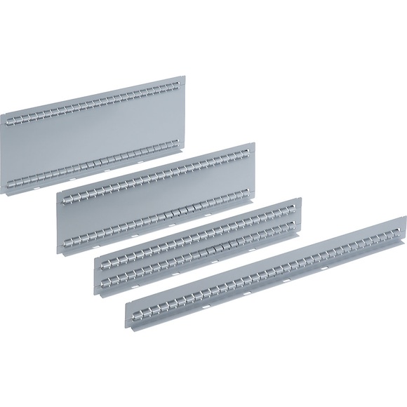 Lista Einteilungsmaterial, VE = 3 Stk für Schubladenhöhe 200 mm Schlitzwand, Tiefe 612 mm