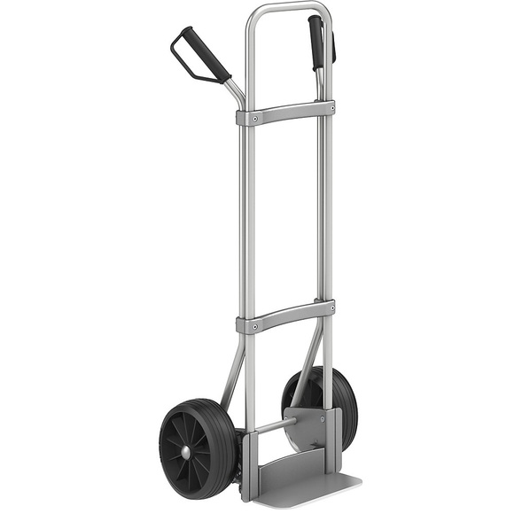EUROKRAFT Aluminium-Sackkarre GO Schaufel-BxT 280 x 140 mm, Alu PU-Bereifung, ab 2 Stk