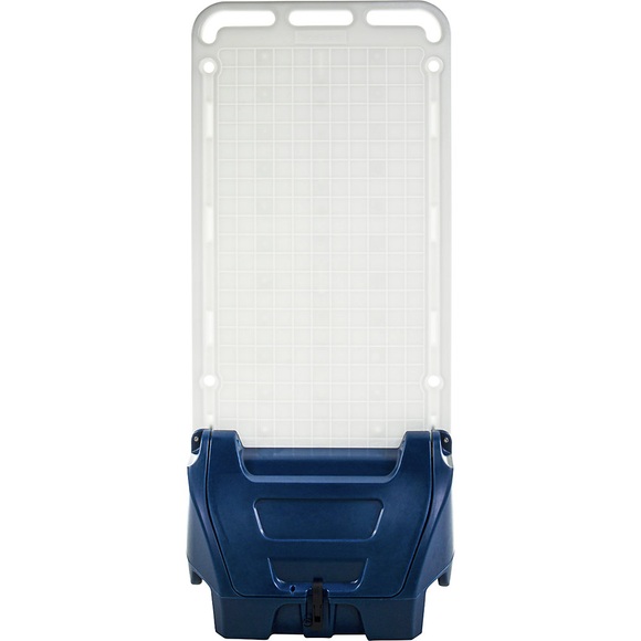 Mobile Universal-Stellwand mit Deckel, Dichtung, Verschlussriegel blau, ab 3 Stk