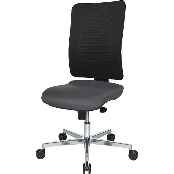 office akktiv Bürodrehstuhl V2 Rückenlehne netzbespannt schwarz / anthrazit