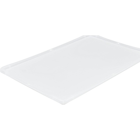 Euro-Norm Auflagedeckel, 600 x 400 mm, transparent