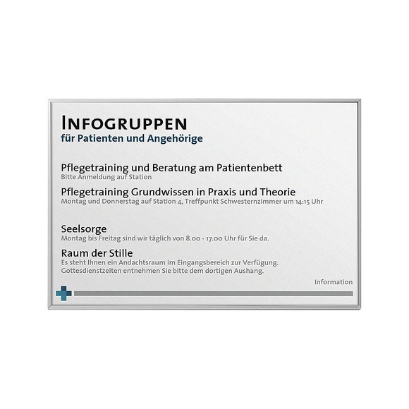 Tür-/Infoschild
