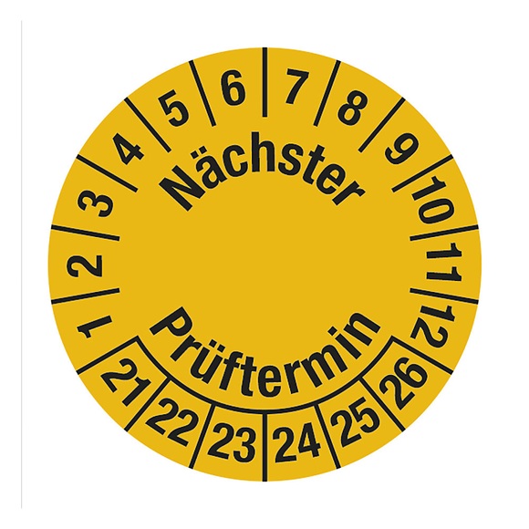 Nächster Prüftermin, Folie