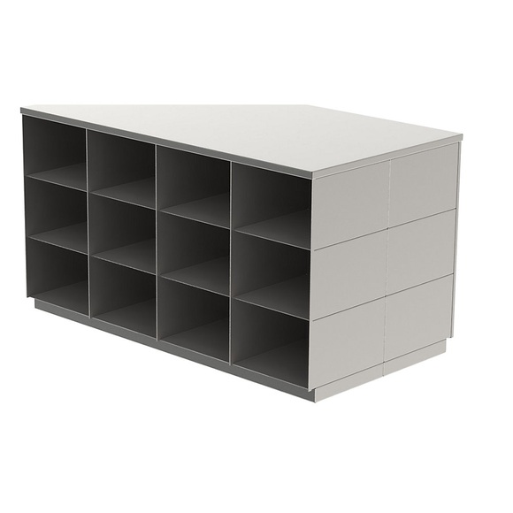 Sitover-Garderobenbank, Edelstahl