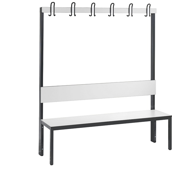 Garderobenbank BASIC PLUS, einseitig
